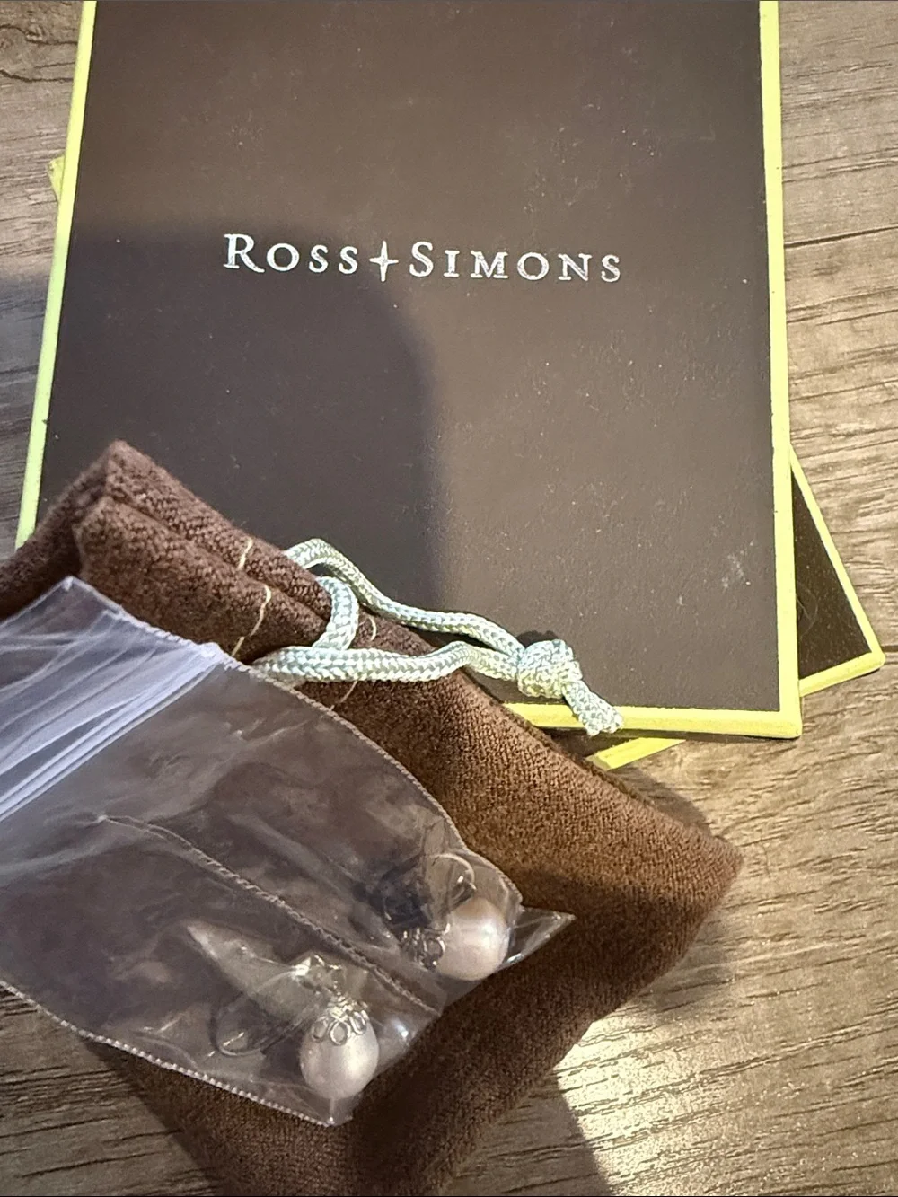 Ross-Simons Silver-Top White Pearl Drop Earrings
